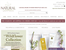 Tablet Screenshot of naturalbeautygroup.com
